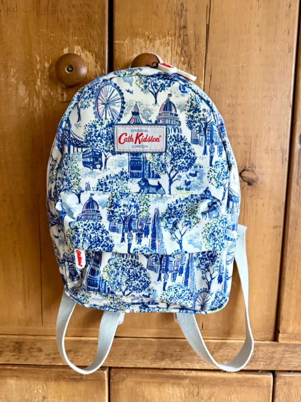 Cath Kidston Small Blue Scenic Mini Backpack
